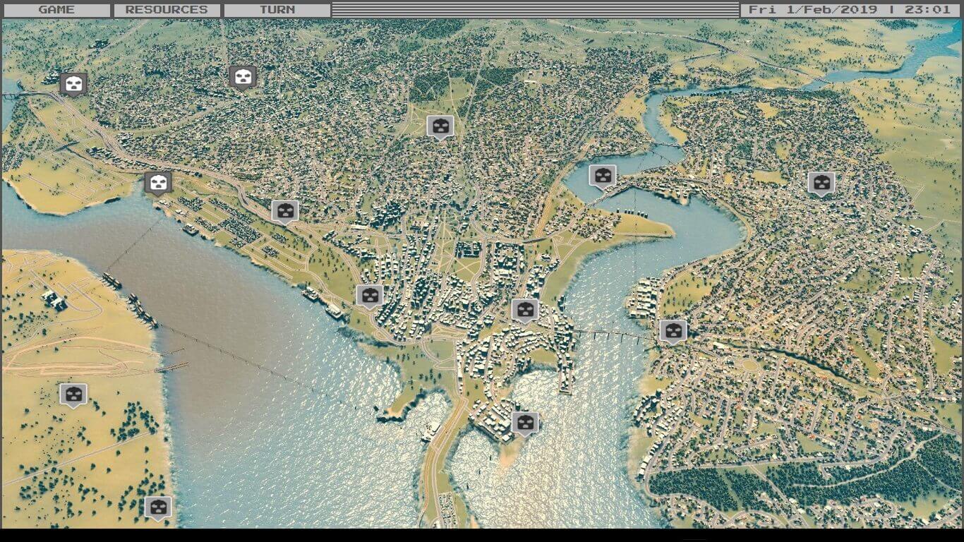 Main map